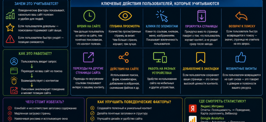 kakie deystviya uchityvayut poiskoviki